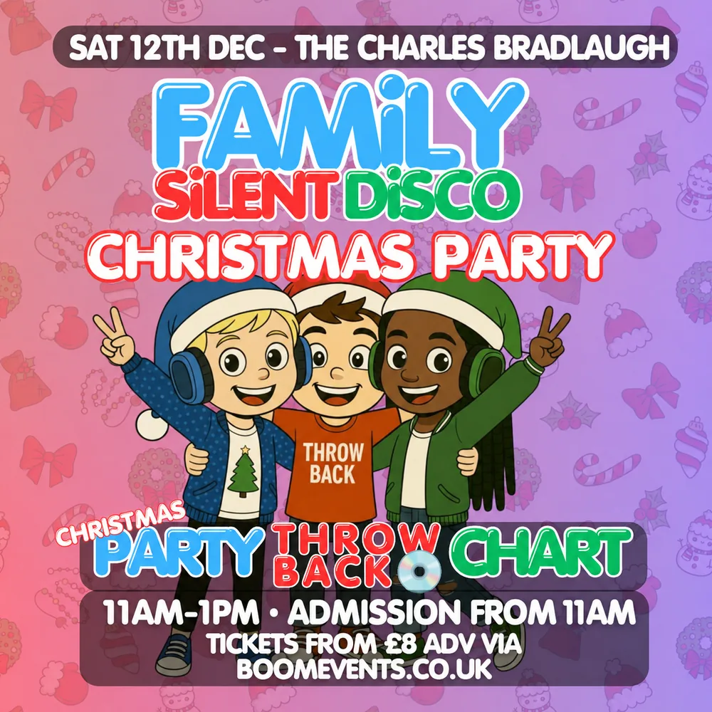 Official Christmas Family Silent Disco event artwork