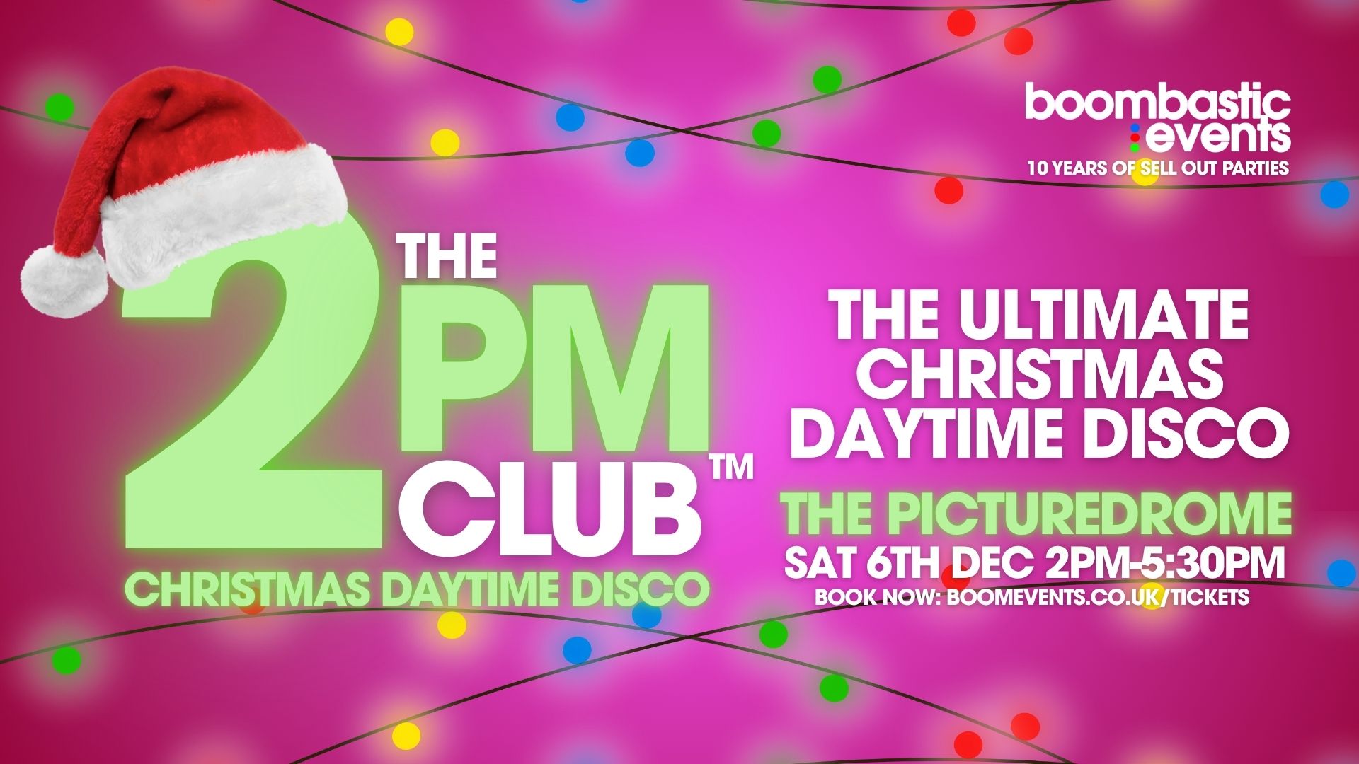 THE 2PM CLUB™ Northampton - Christmas Daytime Disco