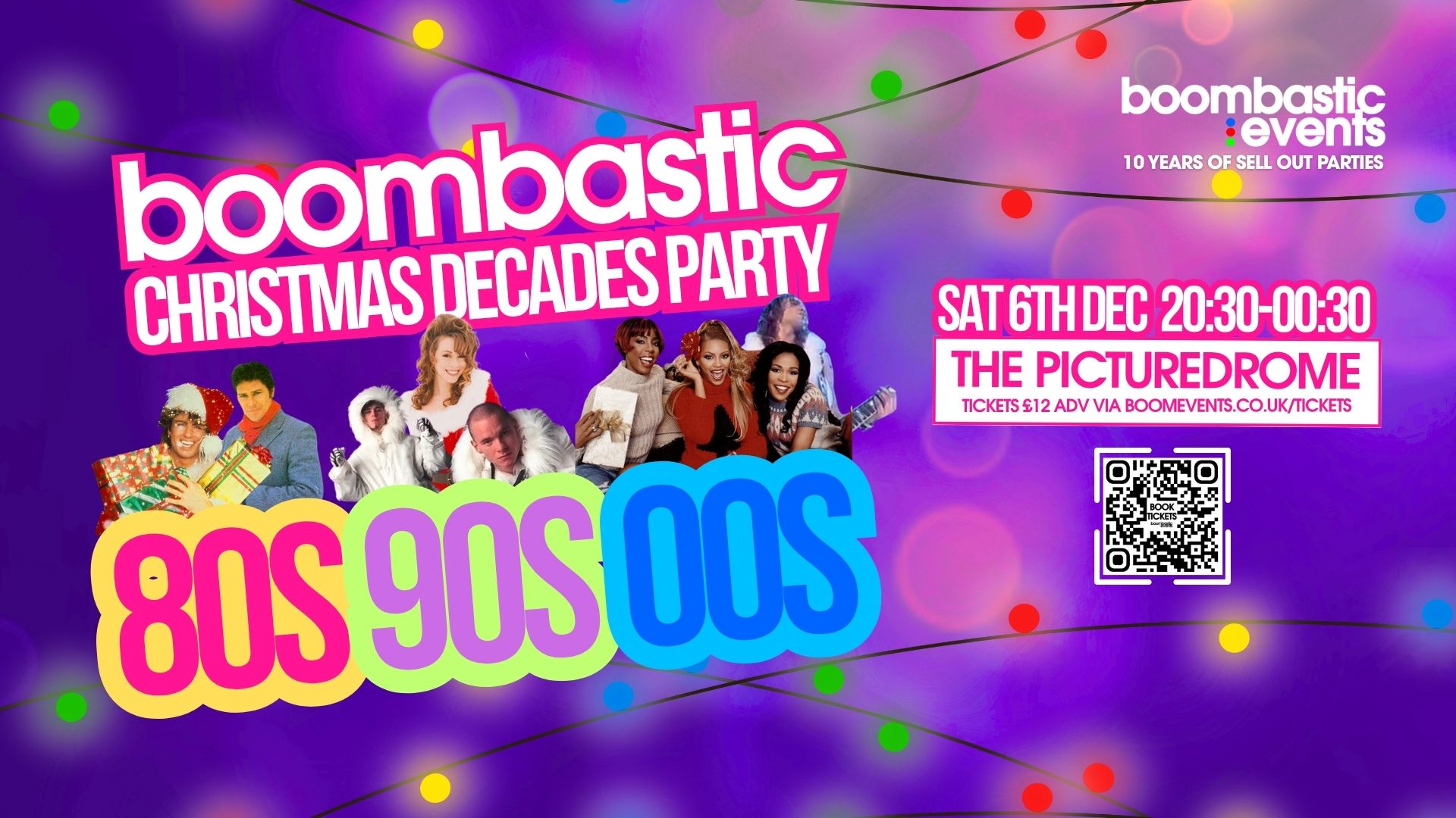 Boombastic’s Christmas Decades Party NORTHAMPTON