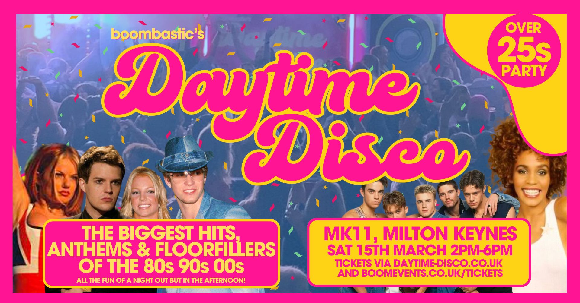 DAYTIME DISCO MILTON KEYNES - 80s/90s/00s HITS