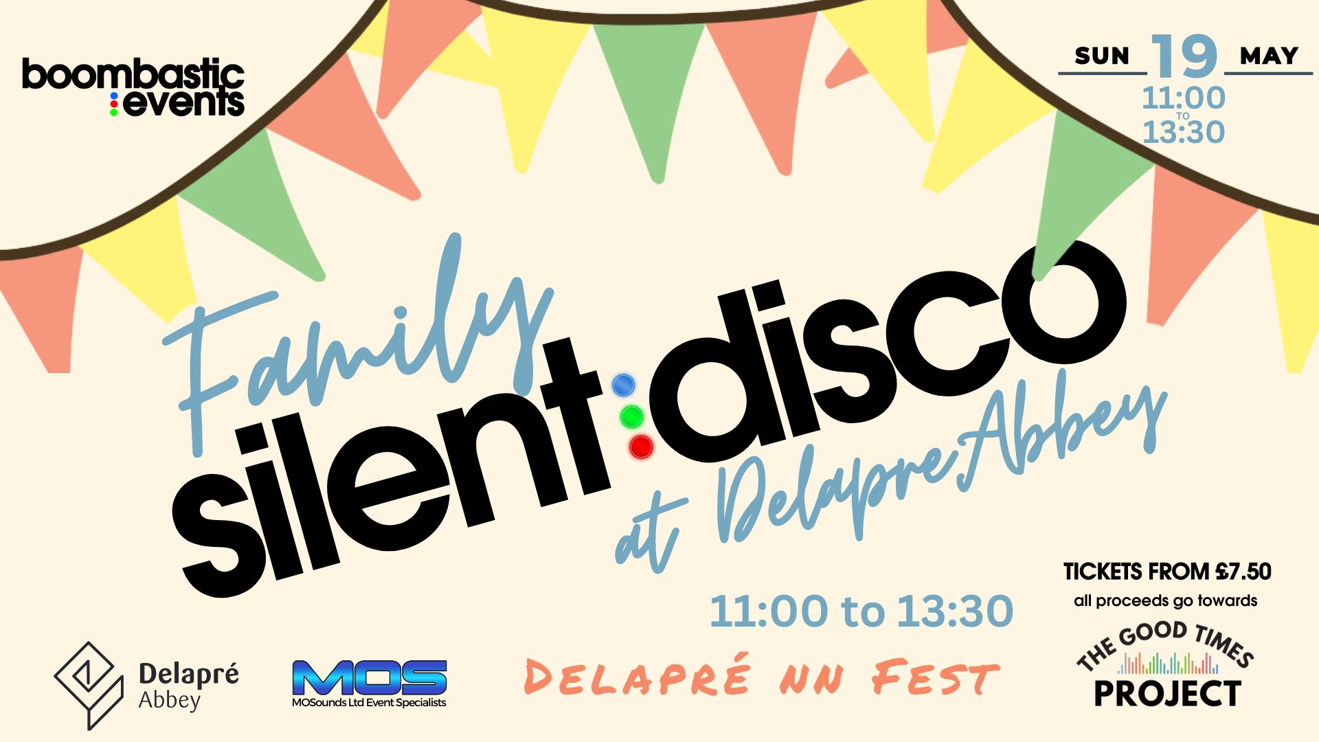 Family Silent Disco at Delapre Abbey - 11:00 Session