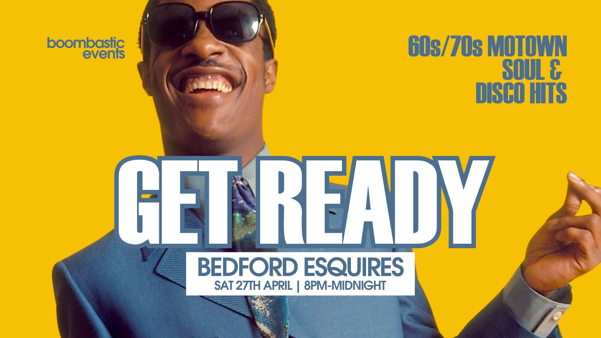 GET READY - 60s/70s Motown, Soul & Disco Night Bedford